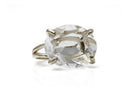 Lustrous Crystal Quartz in 925 Sterling Silver Jewelry Ring Rings Anemone Jewelry