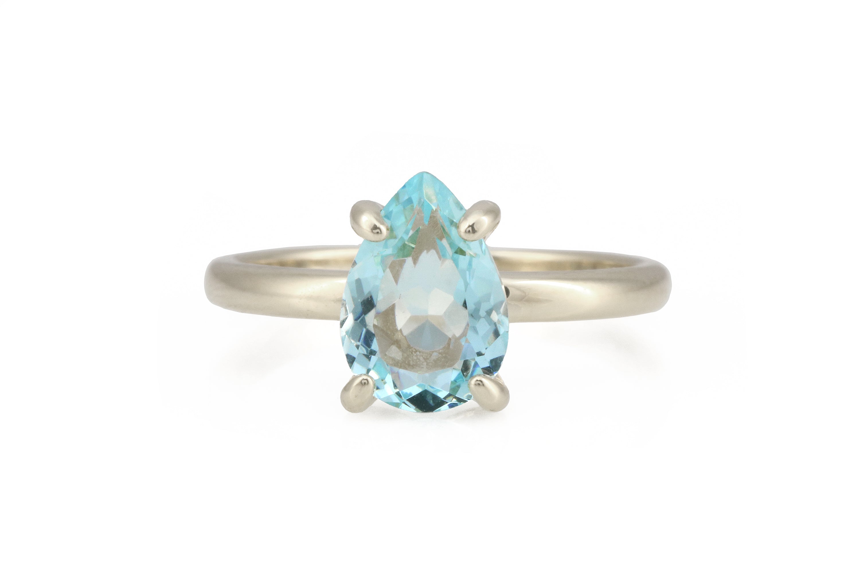 Unique Sterling Silver Topaz Rings for Women Rings Anemone Unique