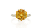 Lustrous Citrine Ring in Sterling Silver Rings Anemone Unique