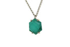 Vibrant Malachite Pendant Necklace in Sterling Silver necklaces Anemone Jewelry