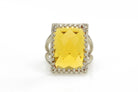 Citrine Ring in 925 Sterling Silver Rings Anemone Jewelry