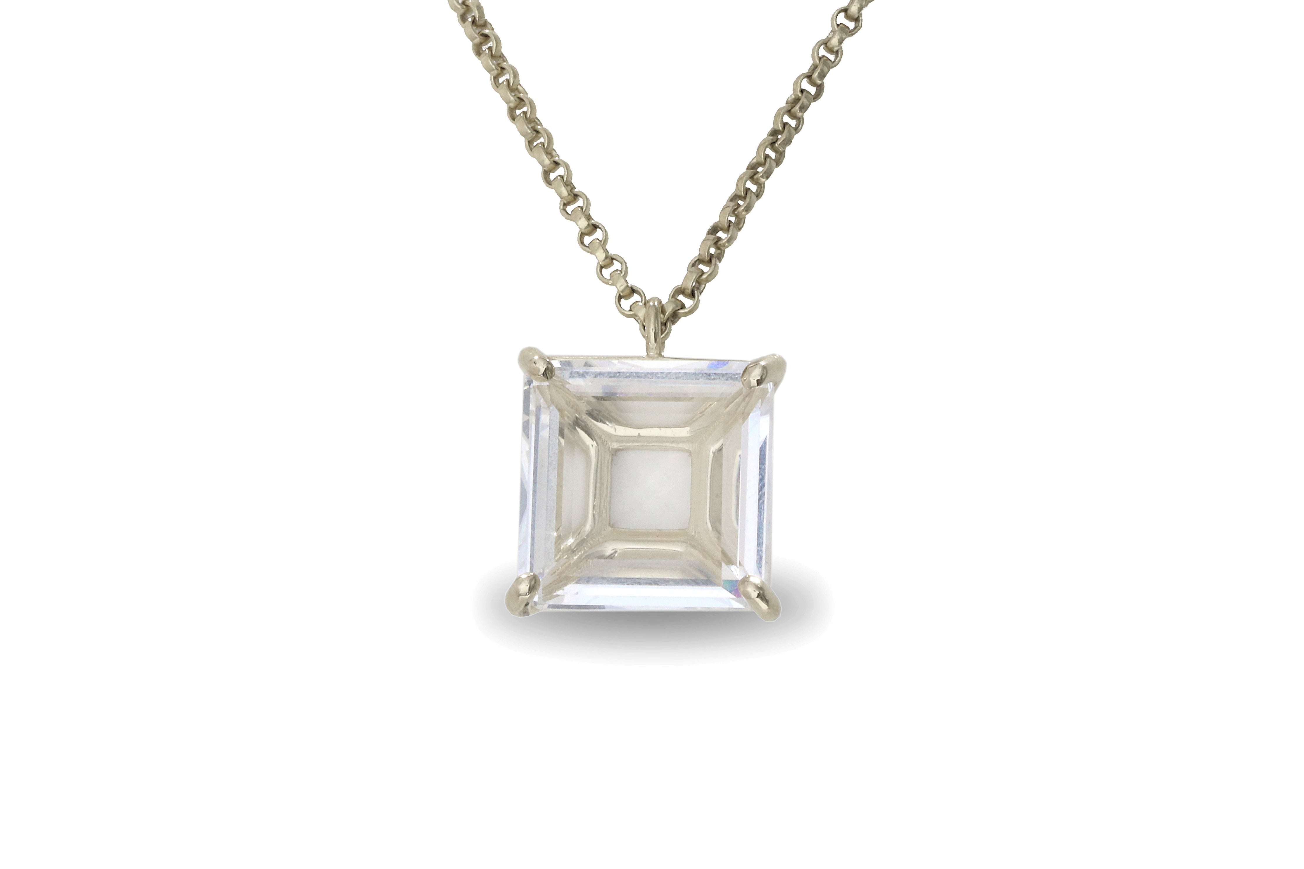 Clear Quartz Necklace in 14k Gold Filled necklaces Anemone Jewelry