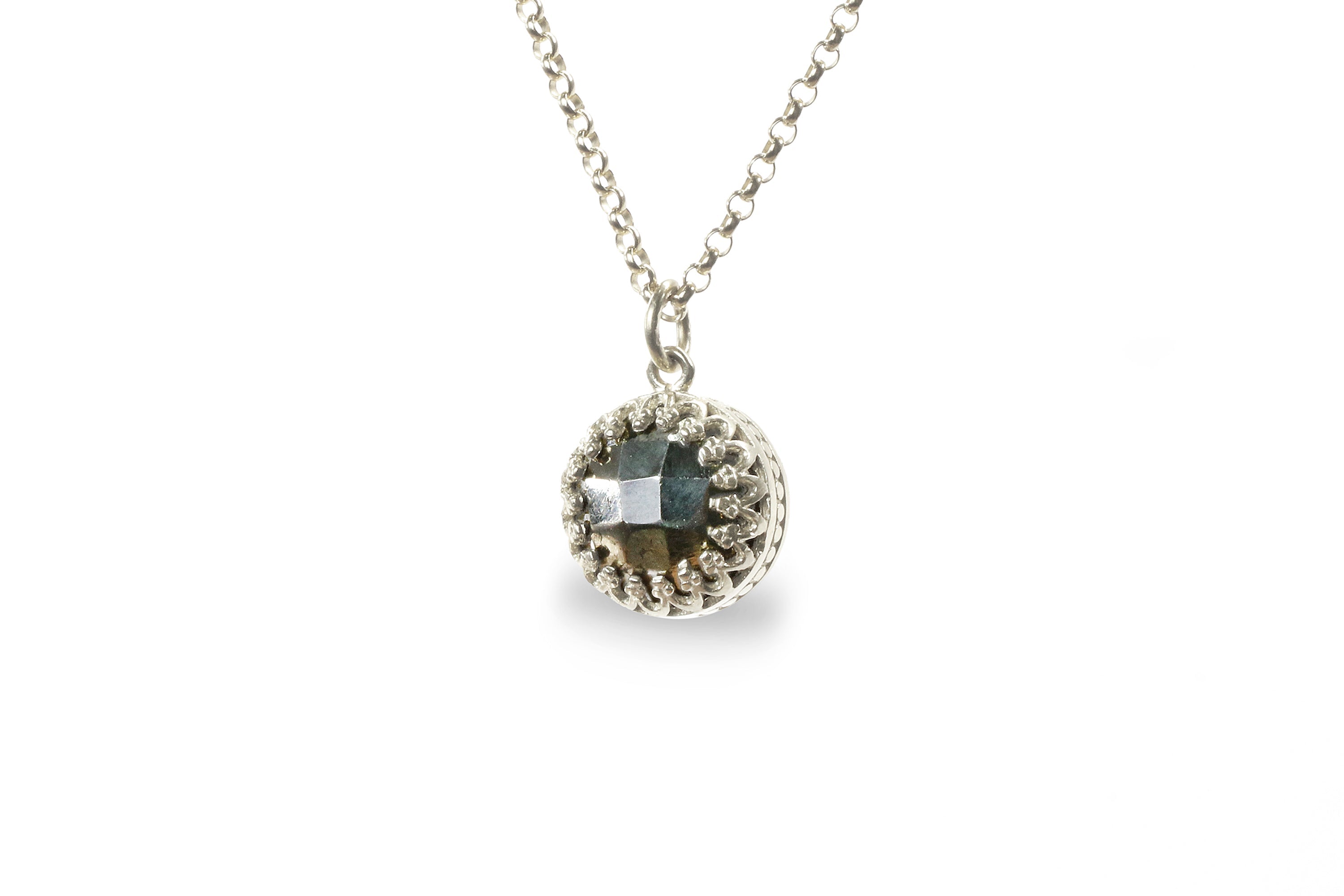 Delicate Pyrite Gold Filled Necklace necklaces Anemone Jewelry