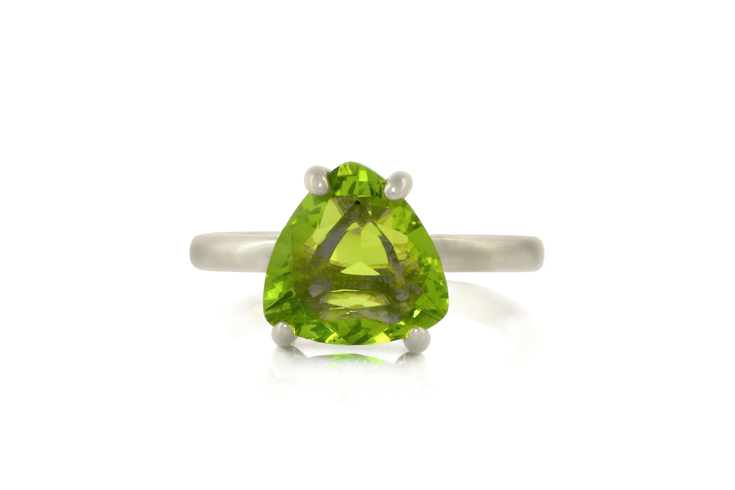 Peridot Ring for Women in Sterling Silver Rings Anemone Unique