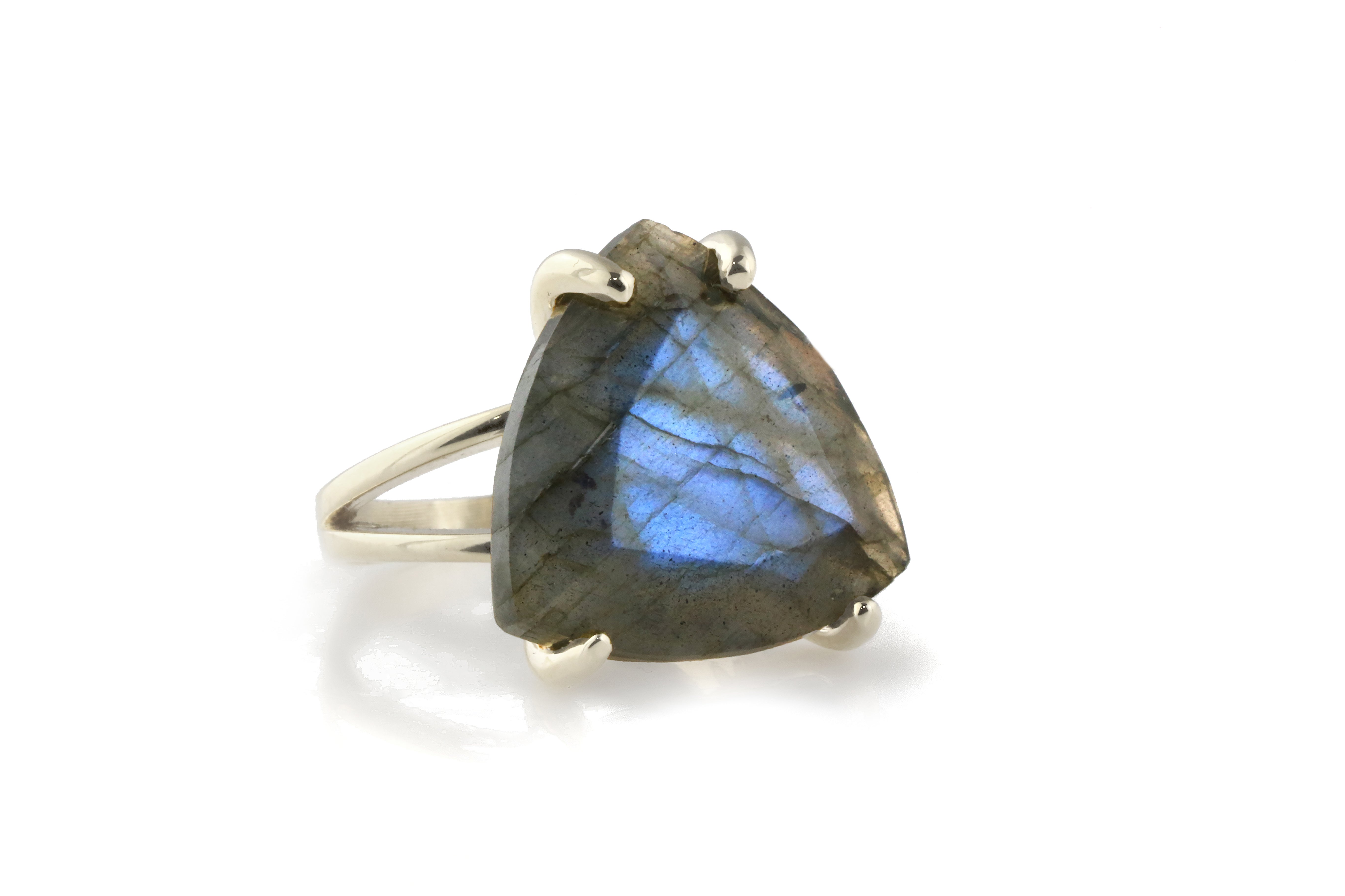 Stunning Labradorite Ring in 925 Sterling Silver Rings Anemone Jewelry