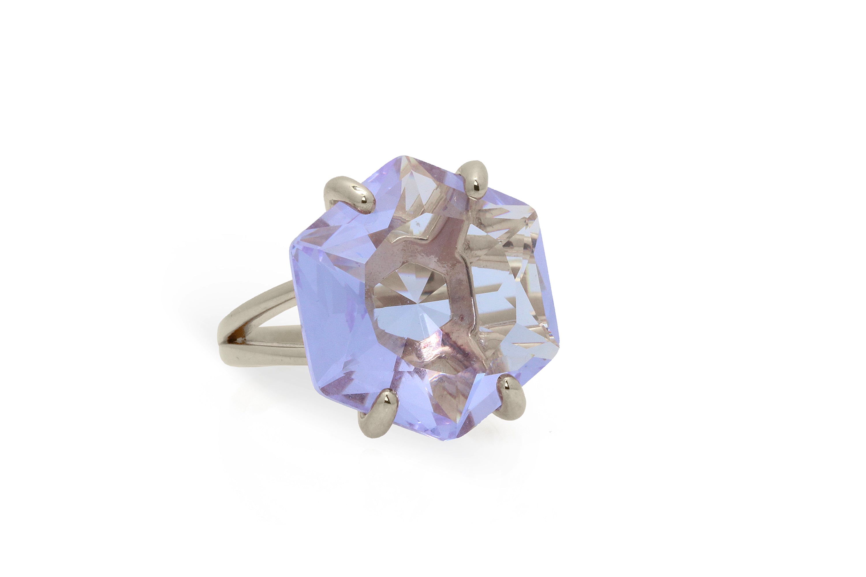 Hexagon Tanzanite Jewelry Sterling Silver Ring Rings Anemone Jewelry
