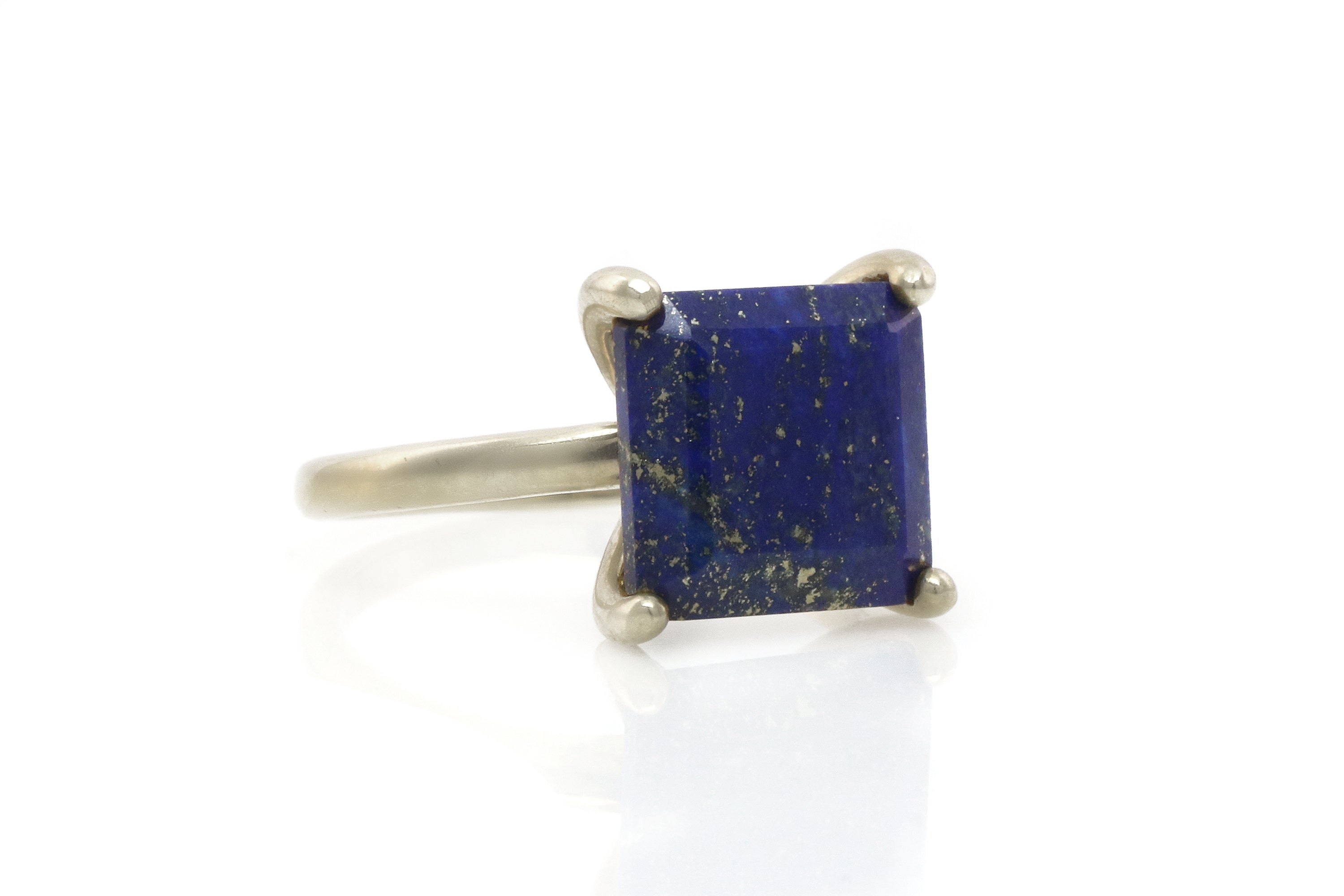 Enchanting Lapis Lazuli in 925 Sterling Silver Rings Anemone Unique
