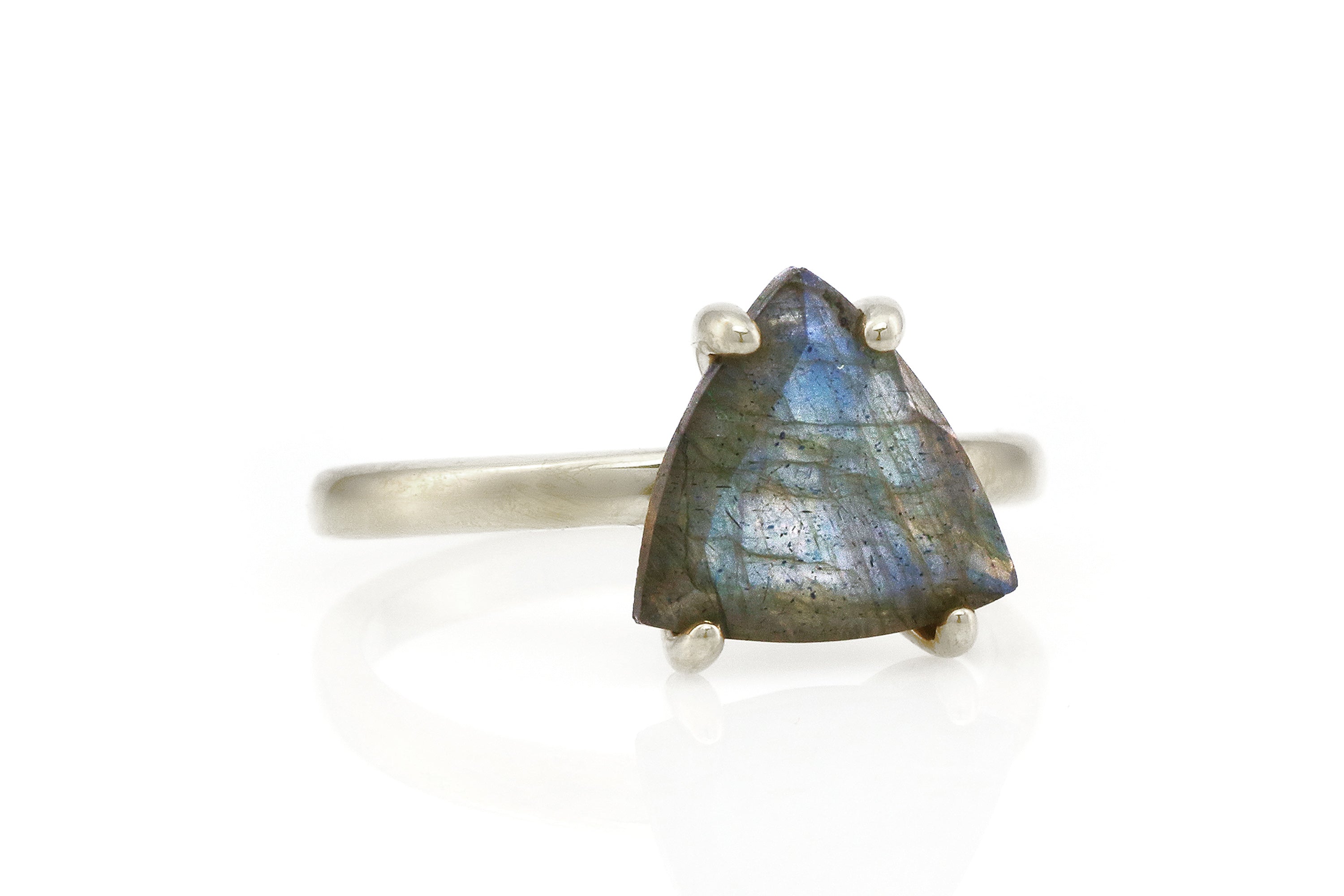 925 Sterling Silver Labradorite Ring Rings Anemone Unique