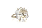 Hexagon Clear Quartz Ring in Prongs Rings Anemone Jewelry