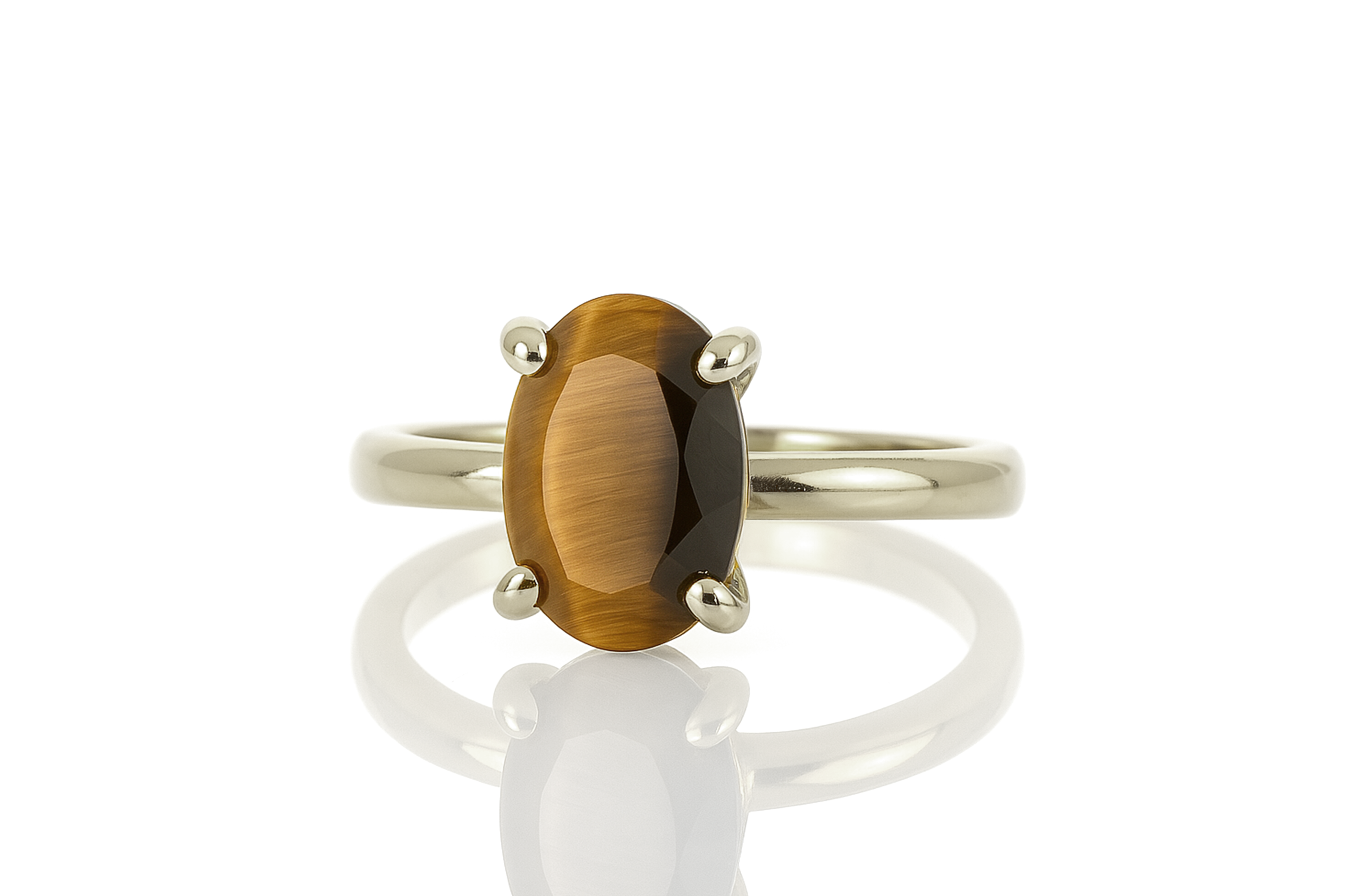 a close up of a ring with a stone