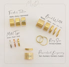 Handmade Brush Custom Gold Band Ring Rings My DNA
