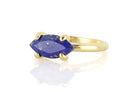 Vivid Lapis Lazuli Gold Filled Ring Rings Anemone Unique