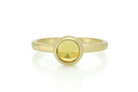 Gold Citrine Stacking Ring Rings Anemone Limited