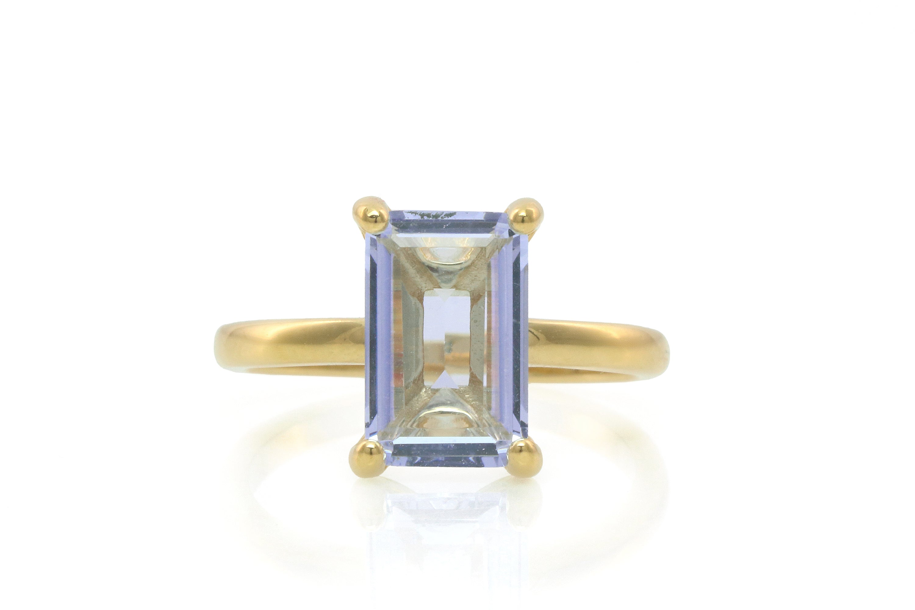 Lustrous Tanzanite Gold Filled Ring Rings Anemone Unique