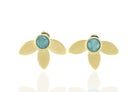 Flower Inspirational Gold Amazonite Earrings Earrings Anemone Limited