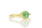 925 Sterling Silver Emerald Bezel Set Ring Rings Anemone Limited