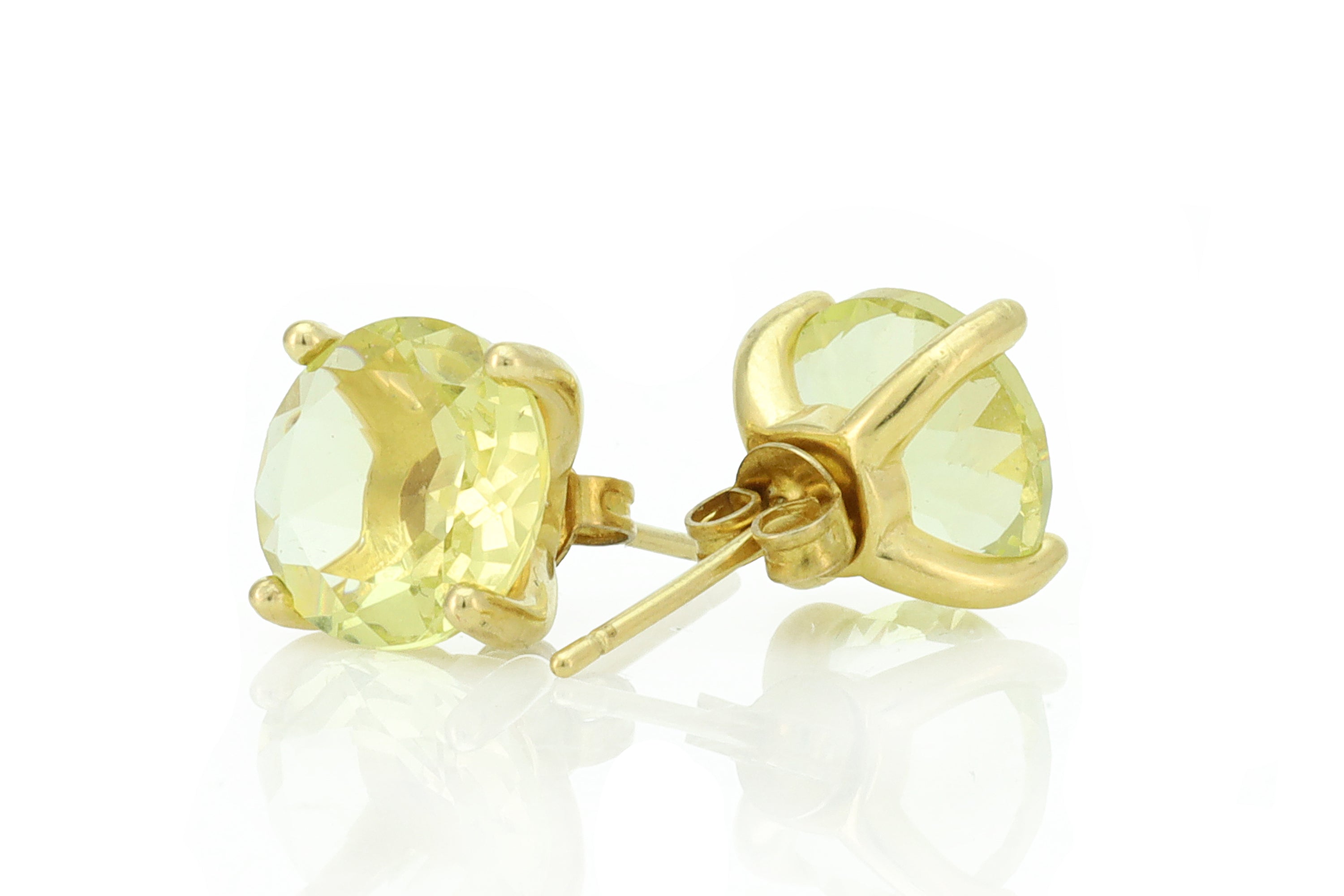 Handmade Lemon Quartz Sterling Silver Earrings Earrings Anemone Unique