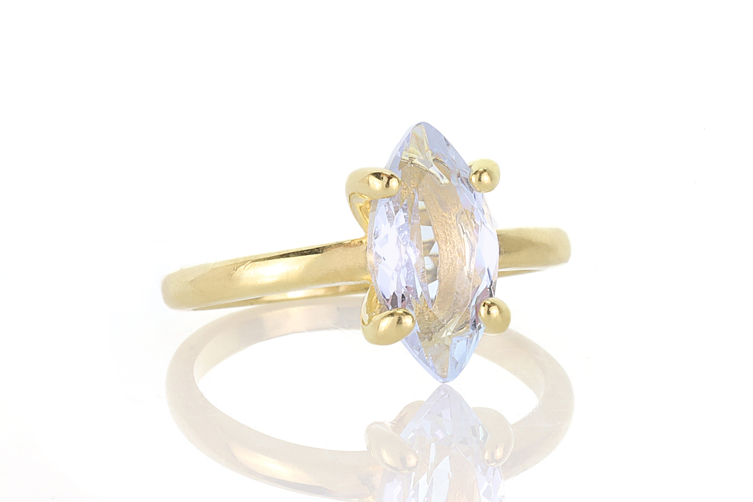 Tanzanite Marquise 14k Gold Ring Rings Anemone Unique