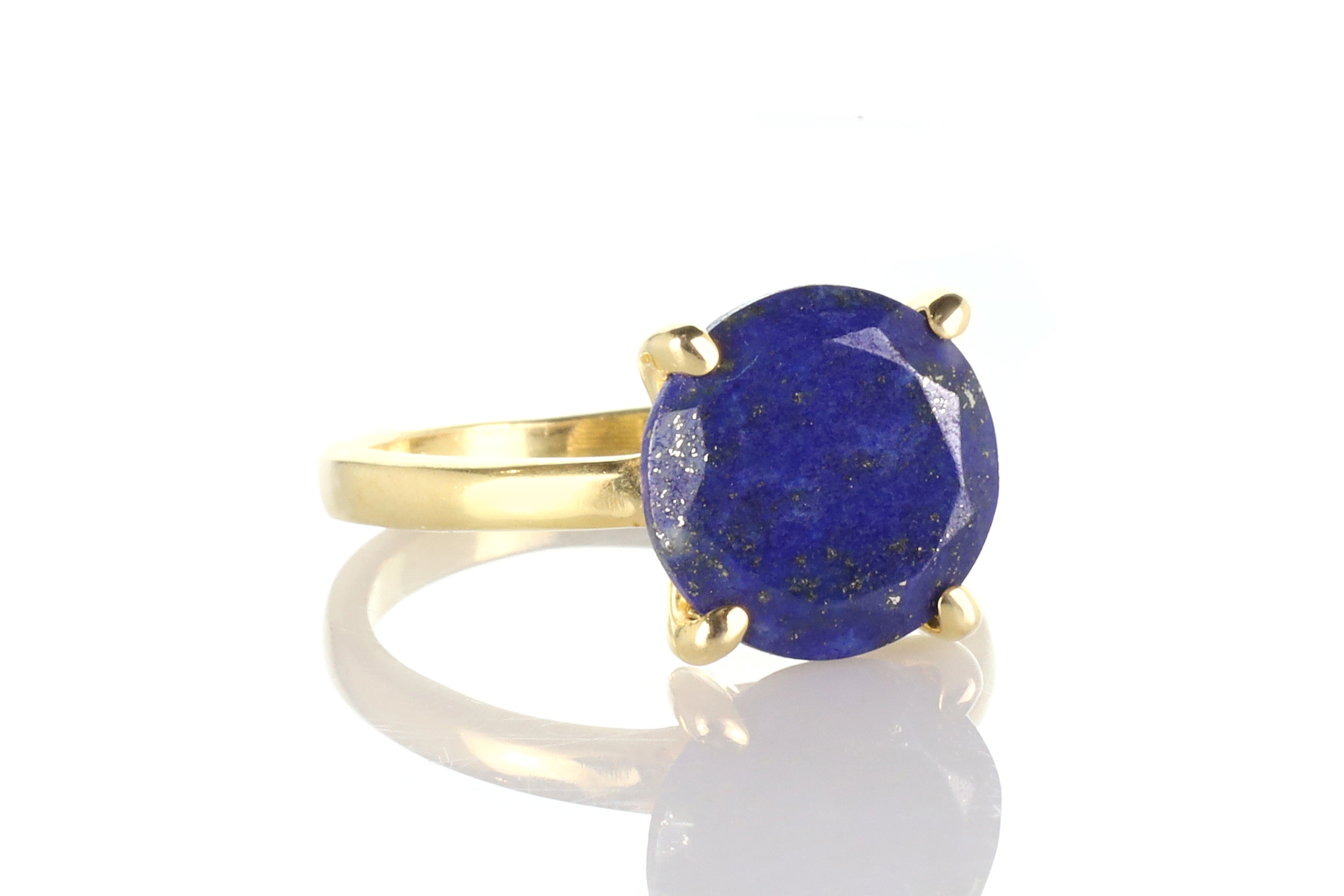 Lapis Lazuli Ring in 925 Sterling Silver Rings Anemone Jewelry