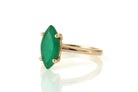 Marquise Green Onyx Gold Ring Rings Anemone Unique