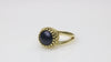 Gold Filled Black Pearl Ring Rings Anemone Jewelry