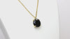 Black Onyx Necklace in 14k Gold necklaces Anemone Jewelry