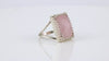 Elegant Rose Quartz in 925 Sterling Silver Rings Anemone Jewelry