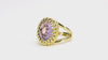 Elegant Amethyst Gemstone in Sterling Silver Rings Anemone Jewelry