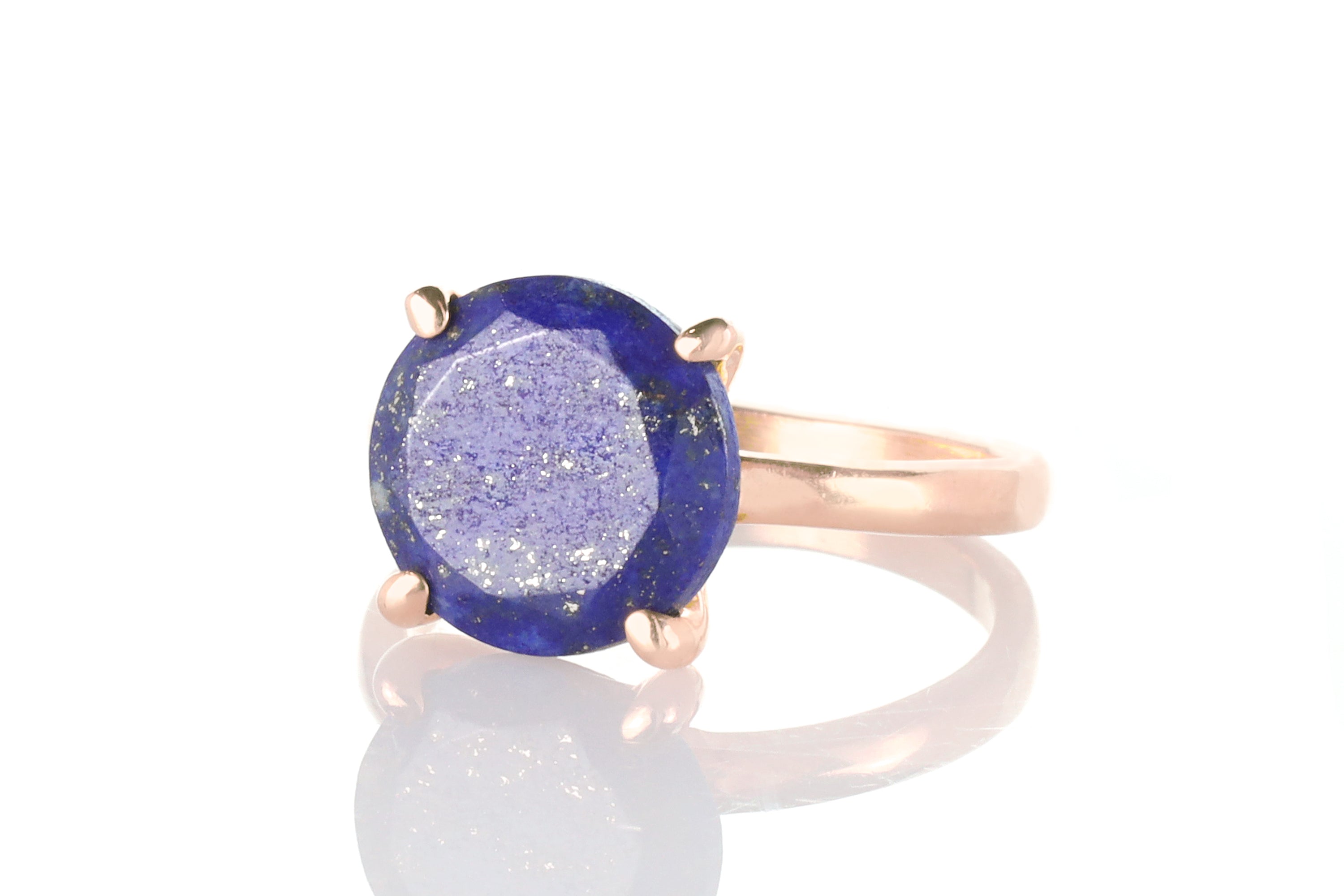 Lapis Lazuli Ring in 925 Sterling Silver Rings Anemone Jewelry