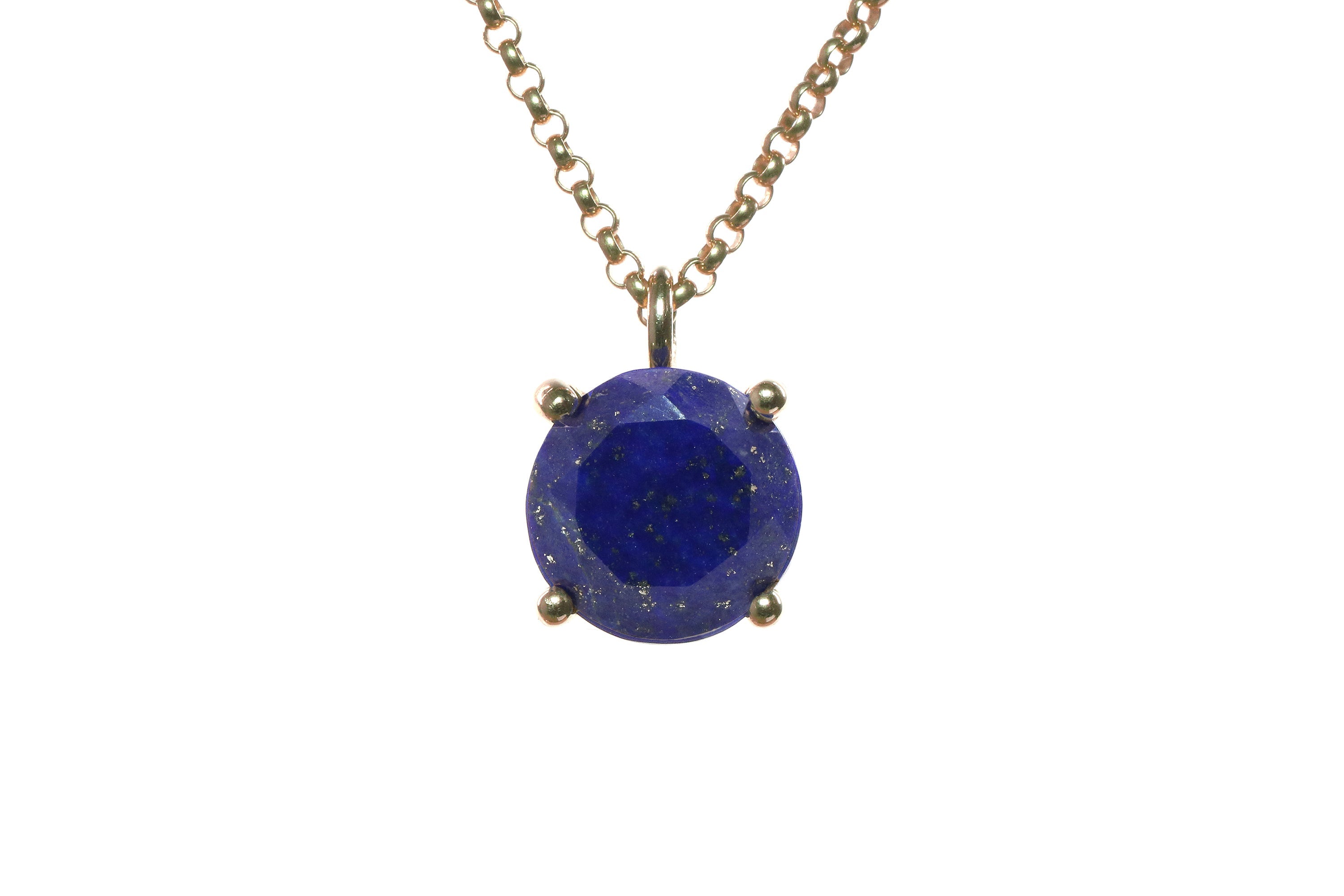 Unique Lapis Lazuli Gold Filled Necklace necklaces Anemone Unique