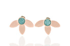 Flower Inspirational Gold Amazonite Earrings Earrings Anemone Limited