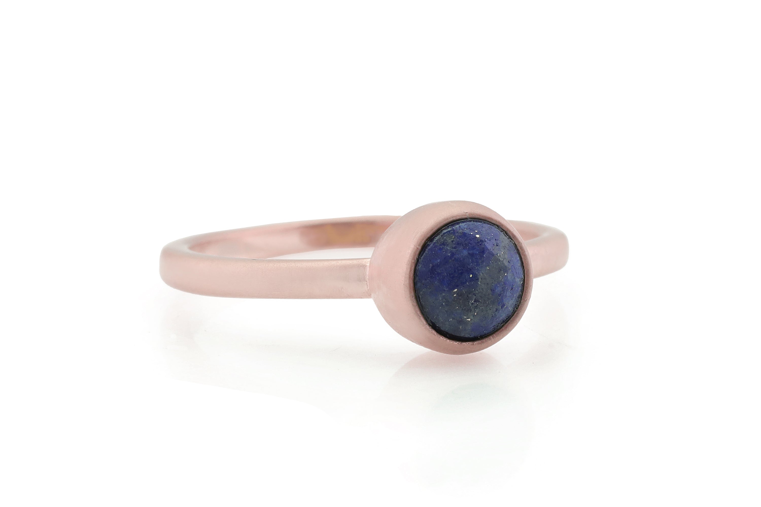 Lapis Lazuli Bezel Set Gold Ring Rings Anemone Limited