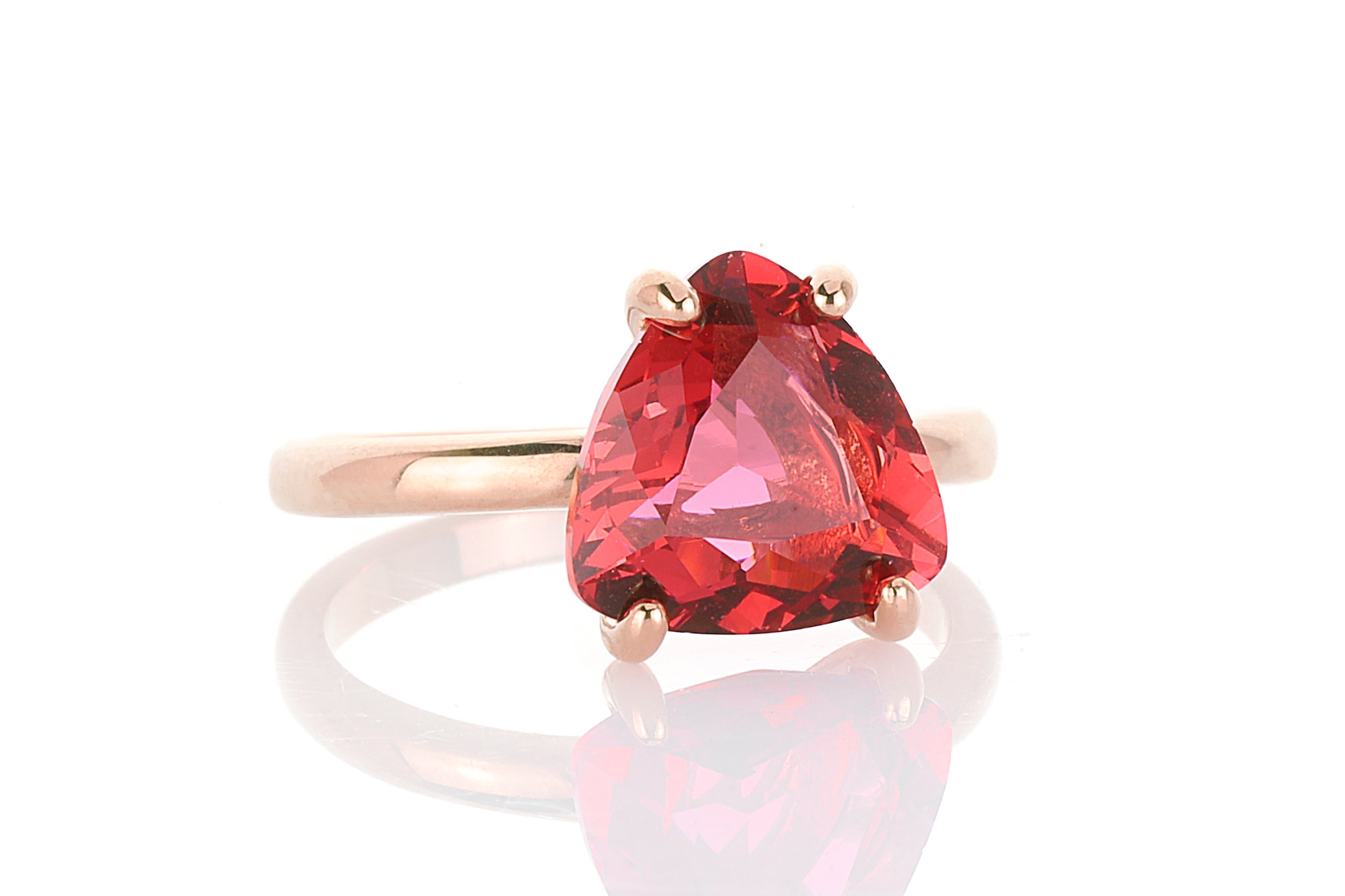 Sterling Silver Pink Tourmaline Ring Rings Anemone Unique