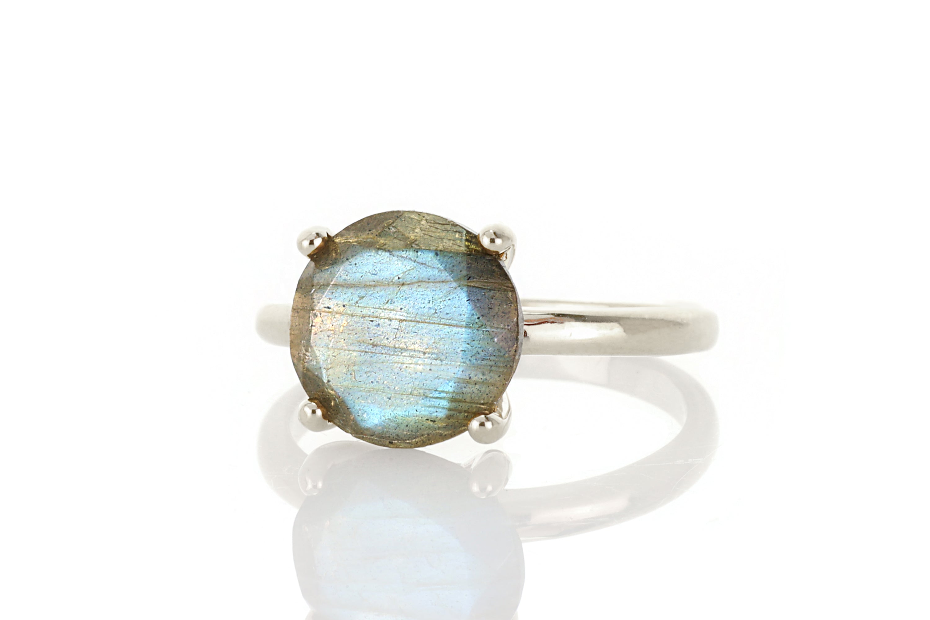 Labradorite 925 Sterling Silver Ring Rings Anemone Unique