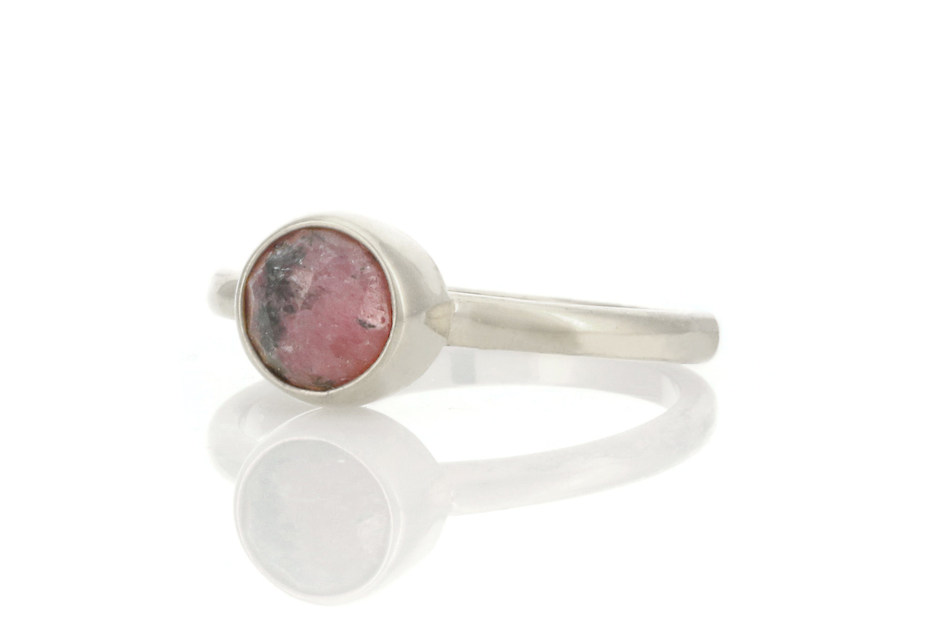 Gold Filled Pink Rhodonite Bezel Ring Rings Anemone Limited