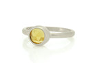 Gold Citrine Stacking Ring Rings Anemone Limited