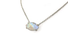 Horizontal Setting Marquise Cut Moonstone Gold Necklace necklaces Anemone Jewelry