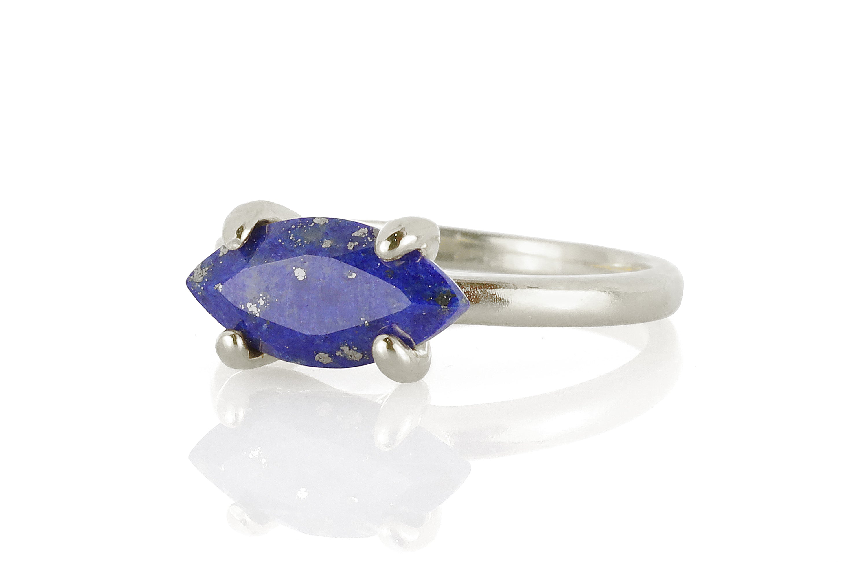 Vivid Lapis Lazuli Gold Filled Ring Rings Anemone Unique