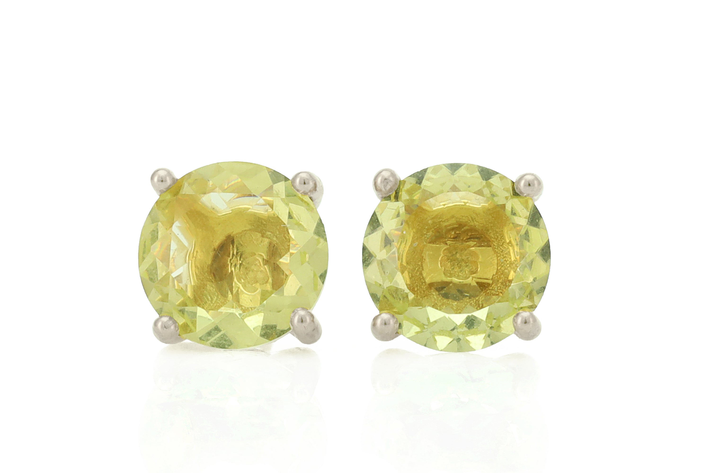 Handmade Lemon Quartz Sterling Silver Earrings Earrings Anemone Unique