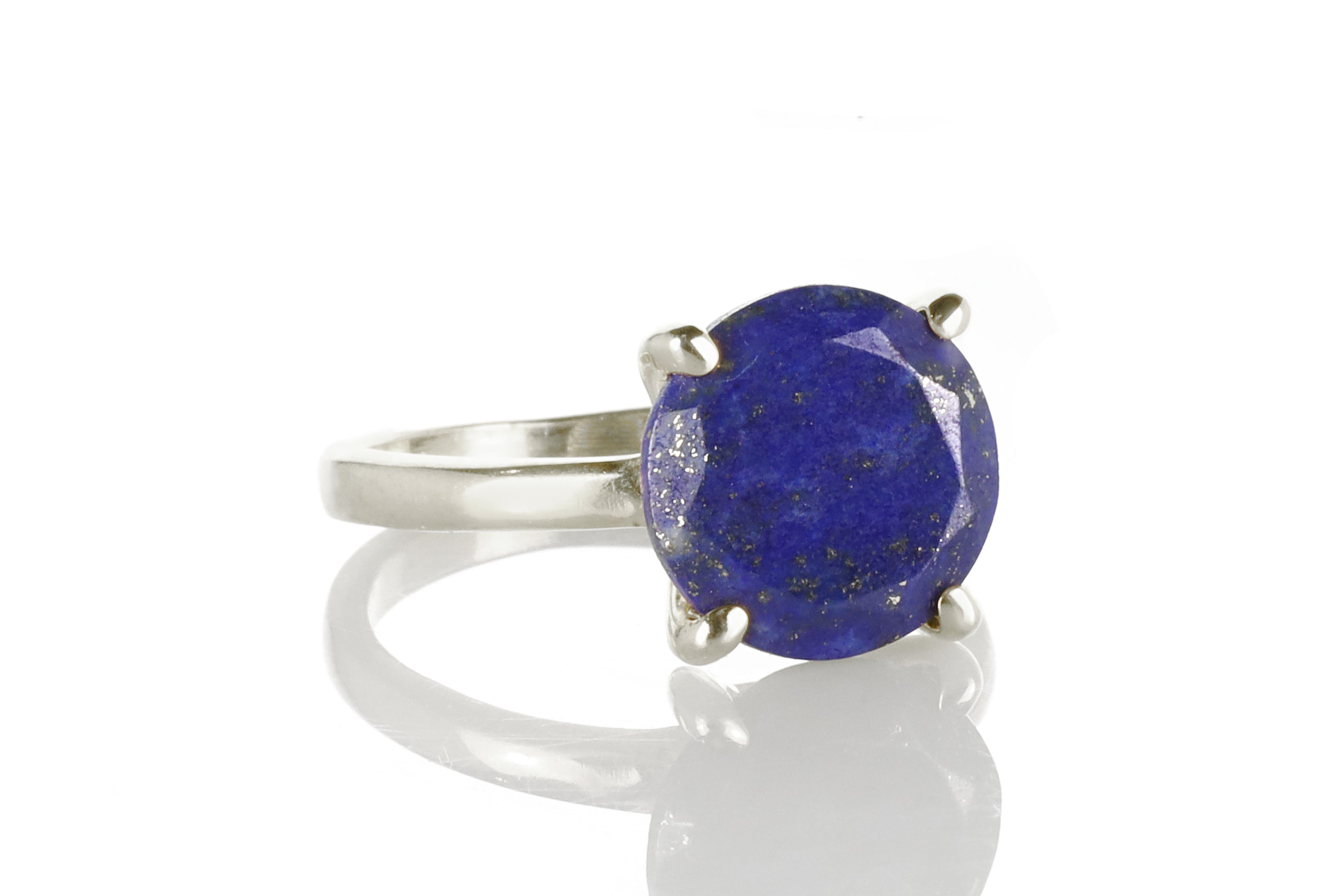Lapis Lazuli Ring in 925 Sterling Silver Rings Anemone Jewelry