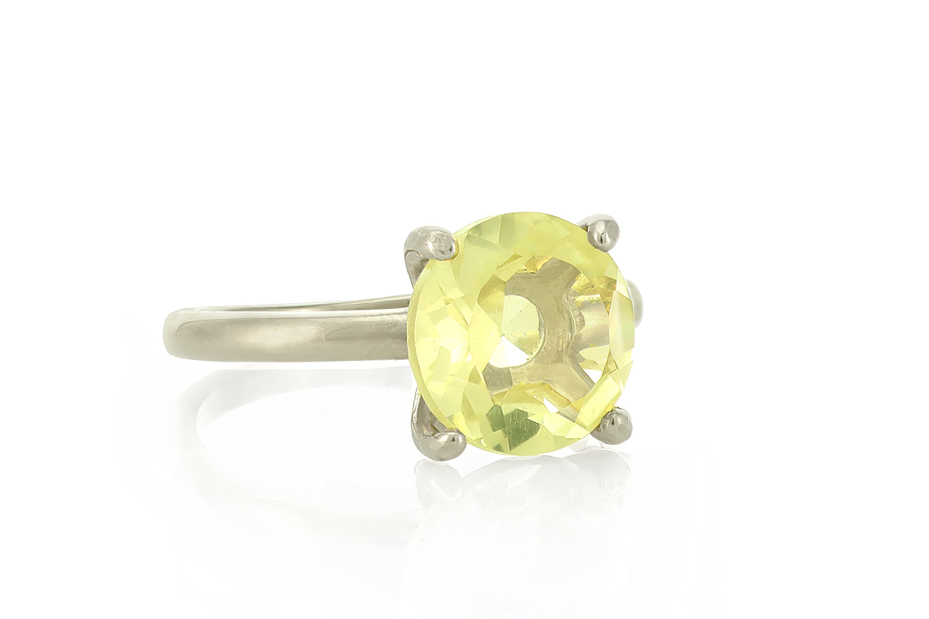 Adorable Lemon Quartz in 14K Gold-filled Ring Rings Anemone Unique