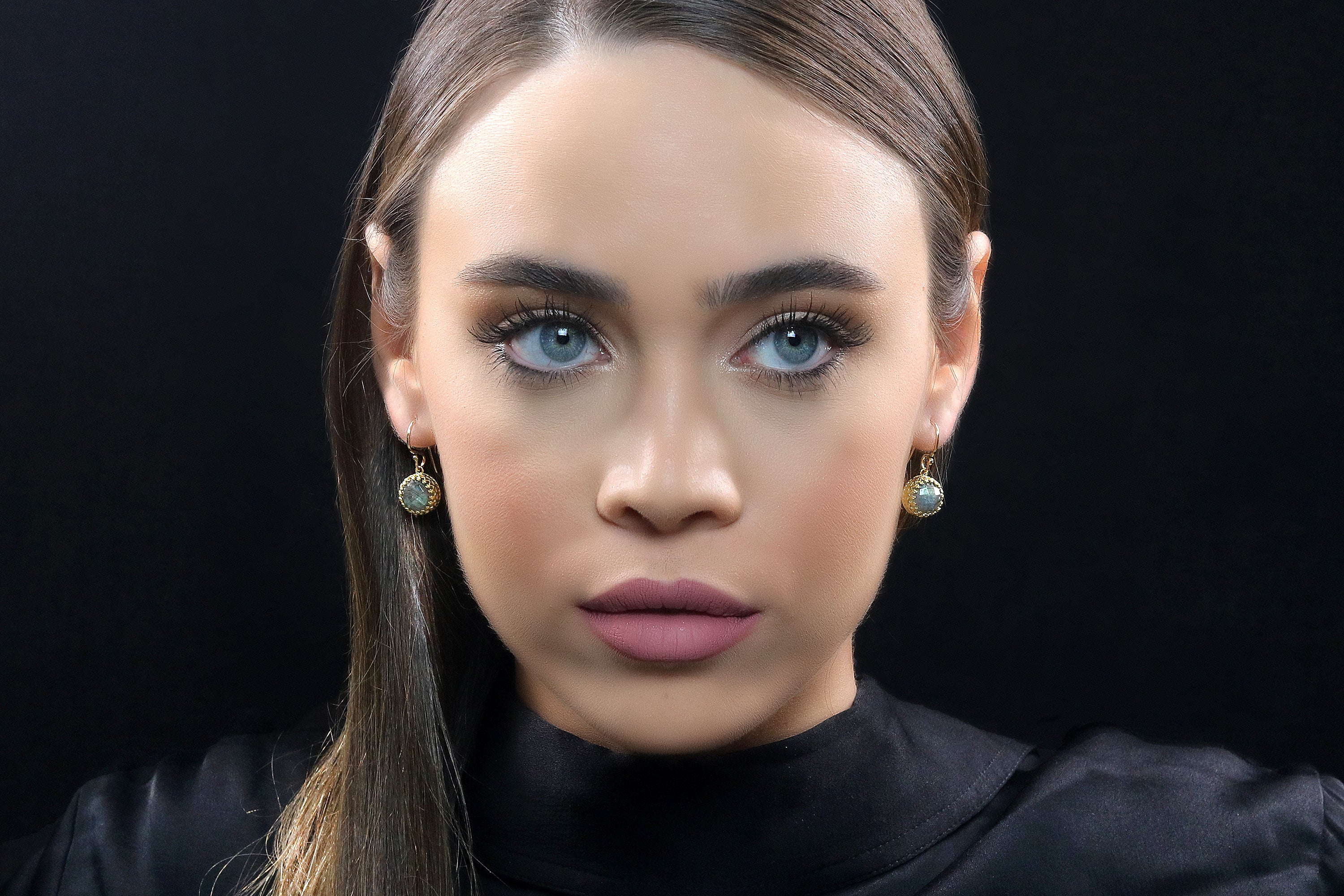 Dangling Labradorite Gold Filled Earrings Earrings Anemone Jewelry