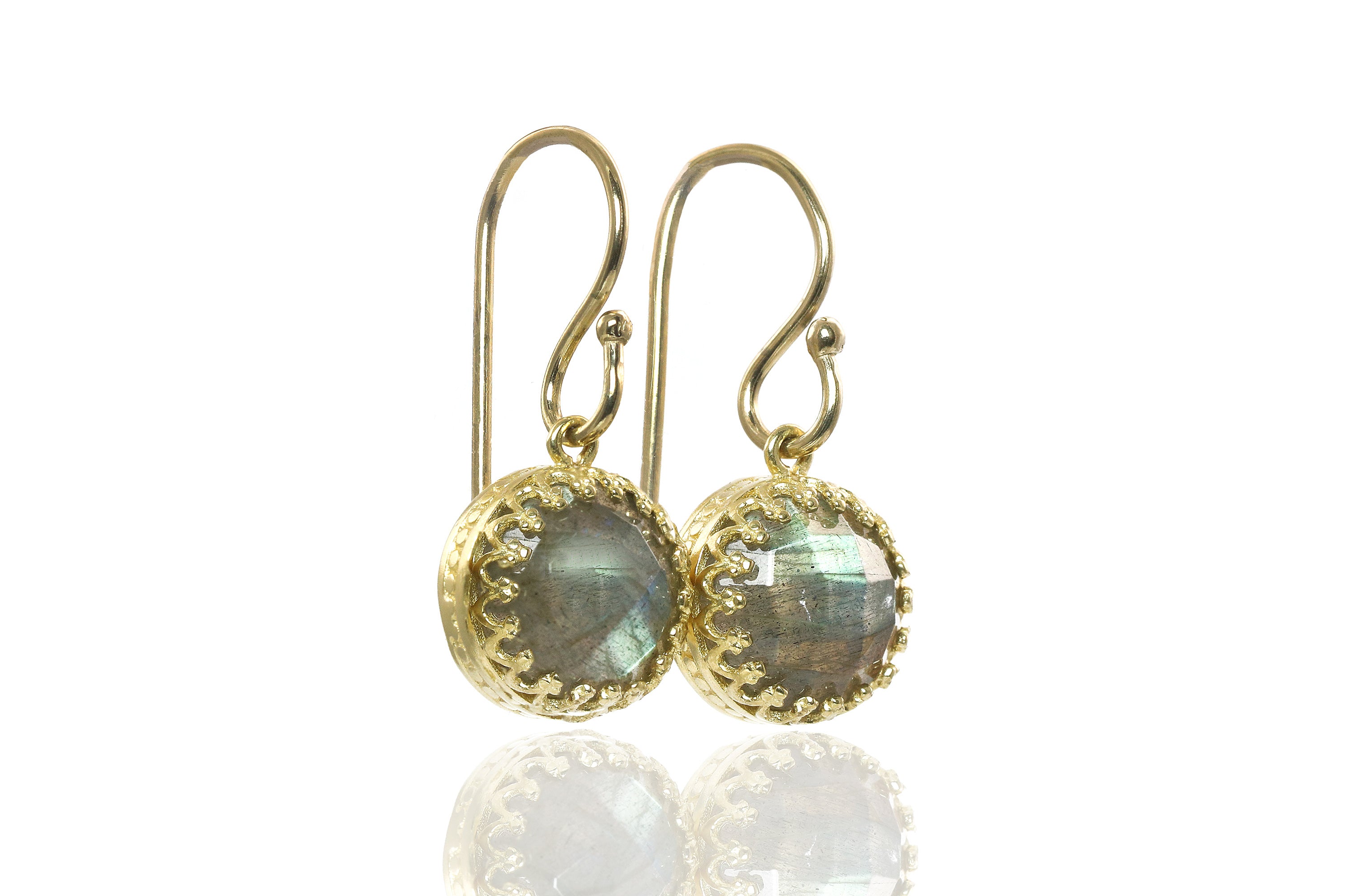 Dangling Labradorite Gold Filled Earrings Earrings Anemone Jewelry